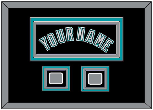 Florida Name & 2 World Series Patches - Alternate Black (2003-2011) - Premier Tier 3