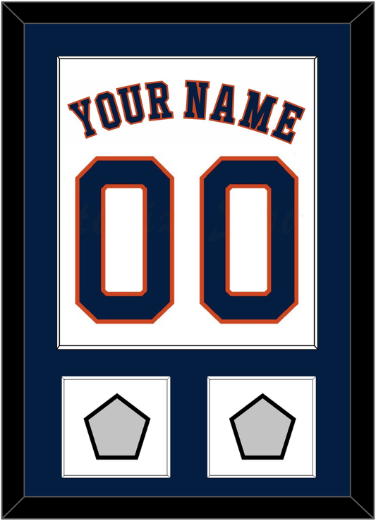 Houston Name, Number & 2 World Series Jersey Patches - Home White - Essential Tier 1