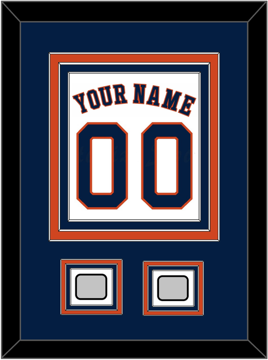 Houston Name, Number & 2 World Series Champions Patches - Home White - Premier Tier 2
