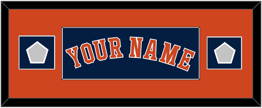 Houston Name & 2 World Series Jersey Patches - Alternate Blue - Essential Tier 4
