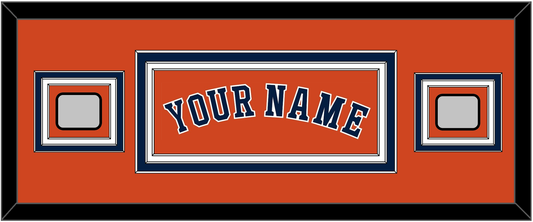 Houston Name & 2 World Series Champions Patches - Alternate Orange - Premier Tier 4