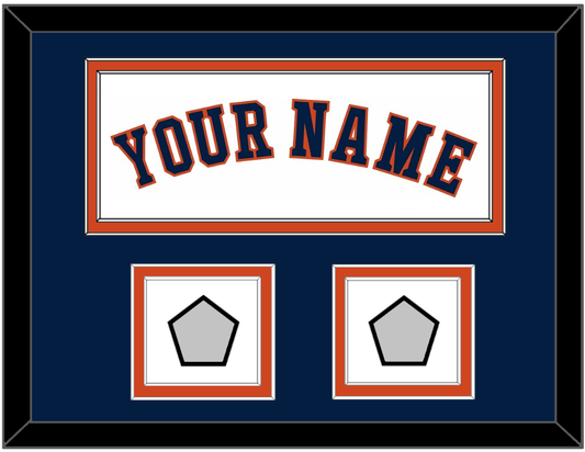 Houston Name & 2 World Series Champions Patches - Home White - Signature Tier 5