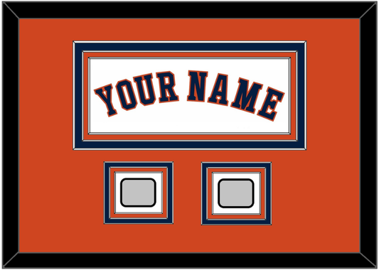 Houston Name & 2 World Series Champions Patches - Home White - Premier Tier 5