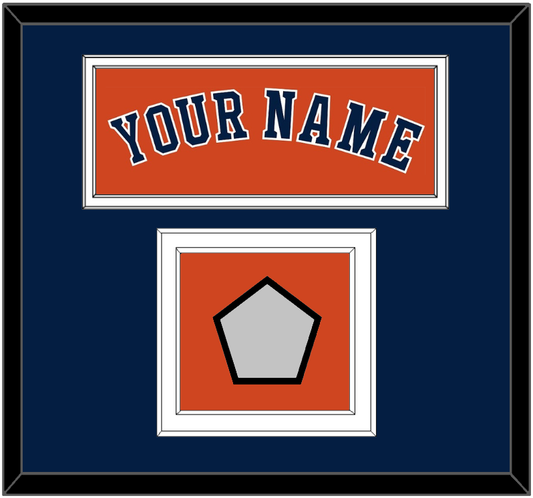 Houston Name & World Series Jersey Patch - Alternate Orange - Signature Tier 2