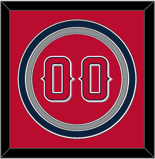 Los Angeles Number - Alternate Red (2012-2020) - Premier Tier 2