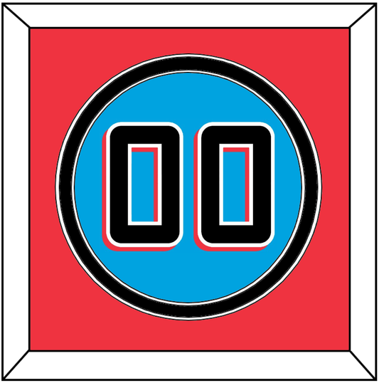 Miami Number - Alternate Blue - Signature Tier 4