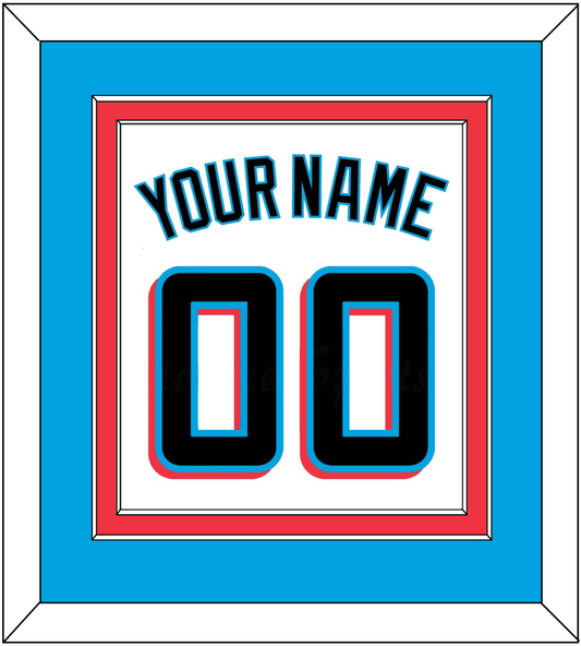 Miami Name & Number - Home White - Signature Tier 2