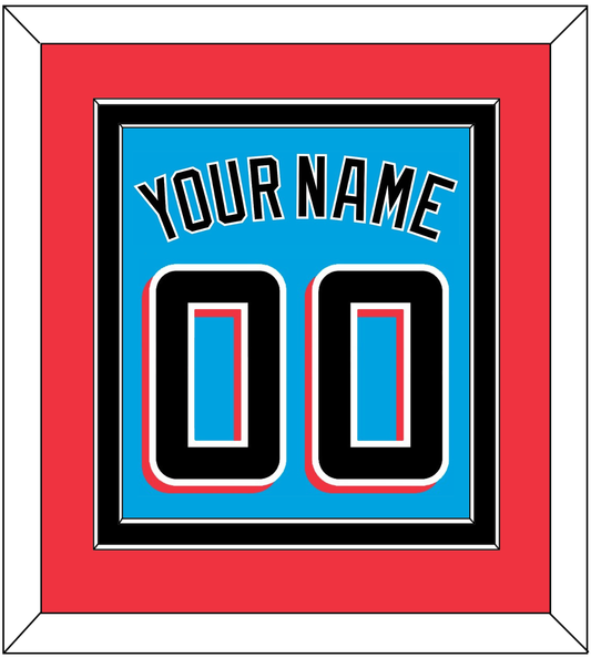 Miami Name & Number - Alternate Blue - Signature Tier 4