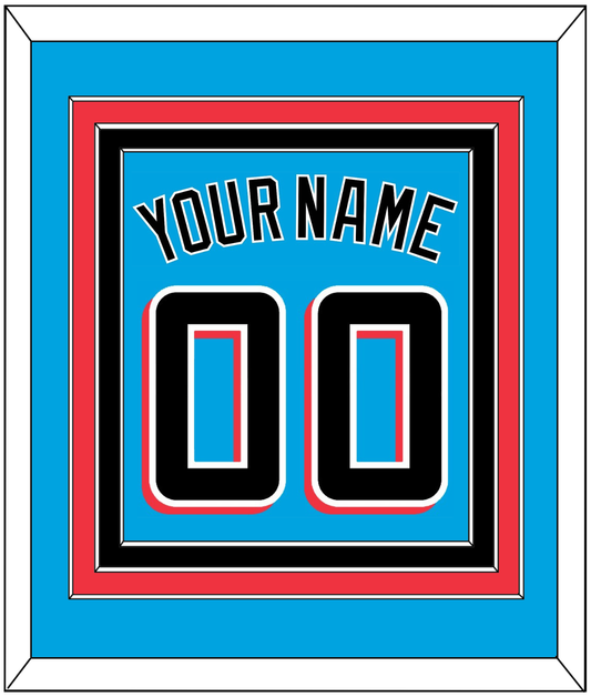 Miami Name & Number - Alternate Blue - Premier Tier 2