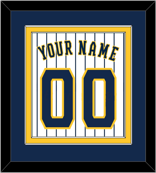Milwaukee Name & Number - Alternate Pinstripe - Signature Tier 2