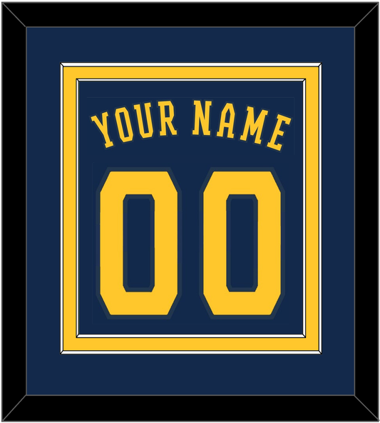 Milwaukee Name & Number - Alternate Road Navy - Signature Tier 2