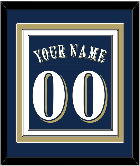 Milwaukee Name & Number - Alternate Road Navy (2016-2019) - Premier Tier 2