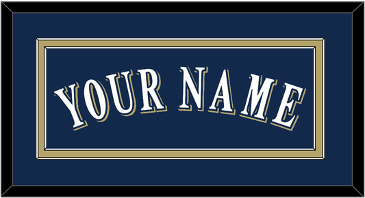 Milwaukee Name - Alternate Road Navy (2016-2019) - Signature Tier 2