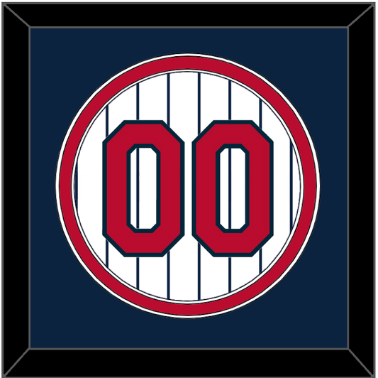 Minnesota Number - Home White Pinstripes (1987-2009) - Signature Tier 2