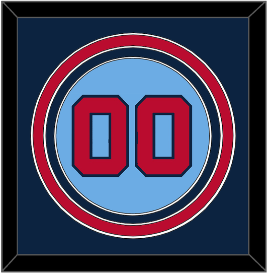 Minnesota Number - Alternate Light Blue - Premier Tier 2