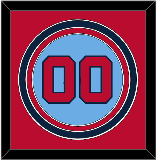 Minnesota Number - Alternate Light Blue - Premier Tier 3
