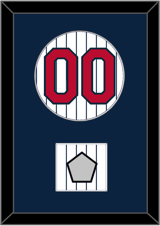 Minnesota Number & 1987 World Series Champions Patch - Home White Pinstripes (1987-2009) - Essential Tier 1