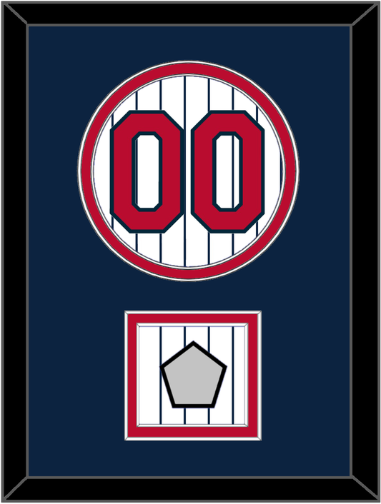 Minnesota Number & 1987 World Series Champions Patch - Home White Pinstripes (1987-2009) - Signature Tier 2