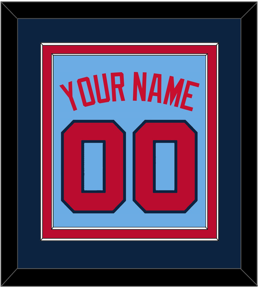 Minnesota Name & Number - Alternate Light Blue - Signature Tier 3
