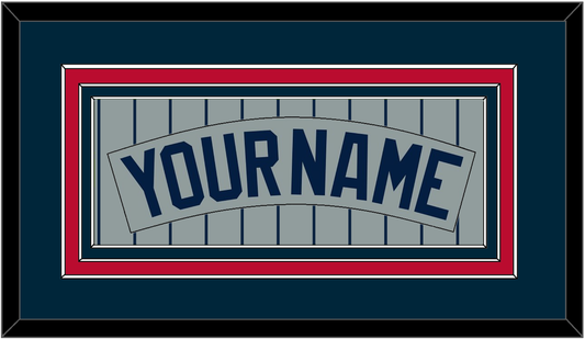 Minnesota Nameplate - Road Gray Pinstripes (1987-2009) - Premier Tier 2