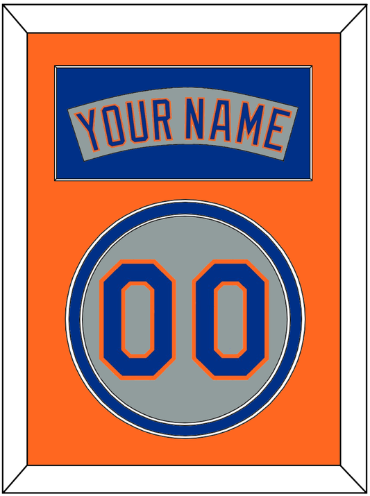 New York Nameplate & Full-Size Number - Split