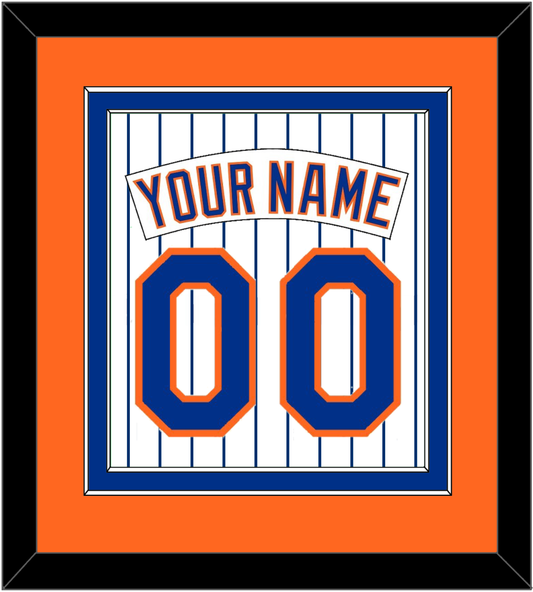 New York Nameplate & Number - Home Pinstripes (1983-1986) - Signature Tier 4