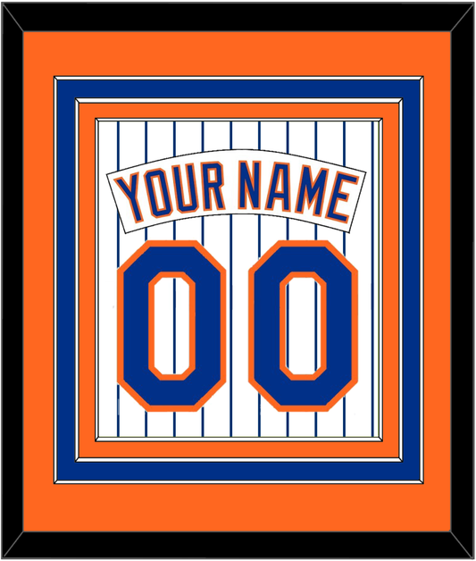 New York Nameplate & Number - Home Pinstripes (1983-1986) - Premier Tier 3