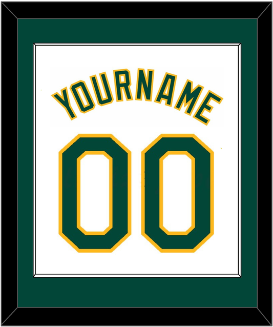 Oakland Name & Number - Home White - Essential Tier 1