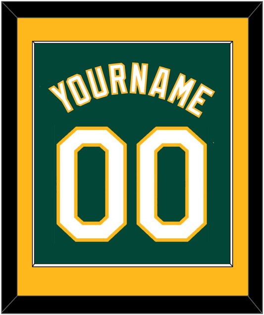 Oakland Name & Number - Alternate Green - Essential Tier 2