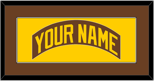 San Diego Nameplate - Road Brown (1980-1984) - Essential Tier 3