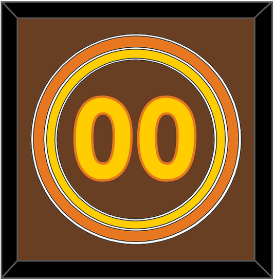 San Diego Number - Road Brown (1980-1984) - Premier Tier 2