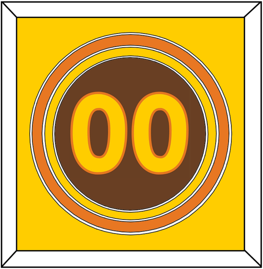 San Diego Number - Road Brown (1980-1984) - Premier Tier 3