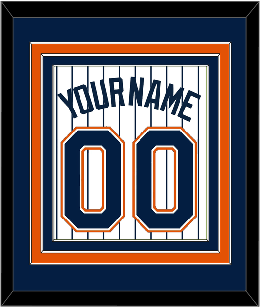 San Diego Name & Number - Home White Pinstripes (1991-2001) - Premier Tier 2