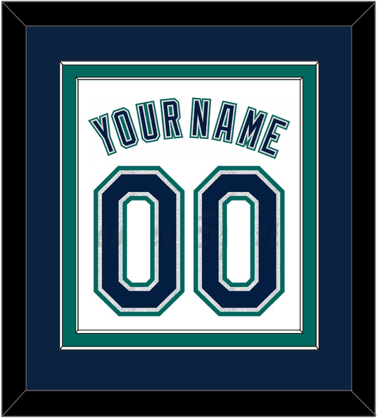 Seattle Name & Number - Home White - Signature Tier 3