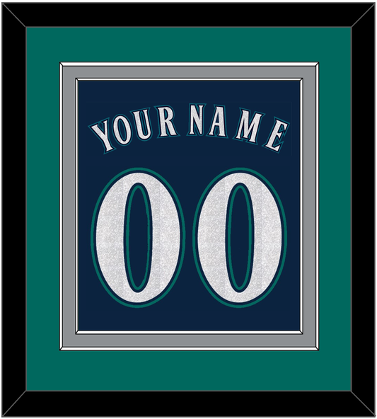 Seattle Name & Number - Alternate Road Navy - Signature Tier 2