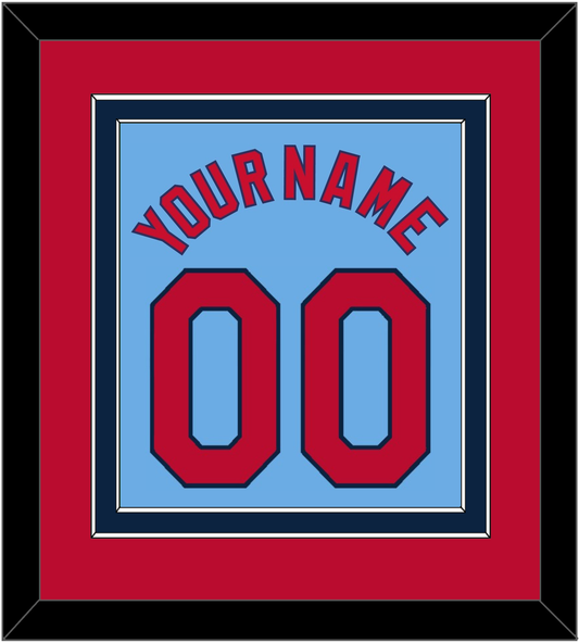 St. Louis Name & Number - Alternate Road Powder Blue - Signature Tier 2