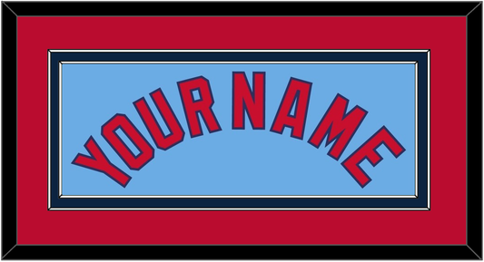 St. Louis Name - Alternate Road Powder Blue - Signature Tier 2