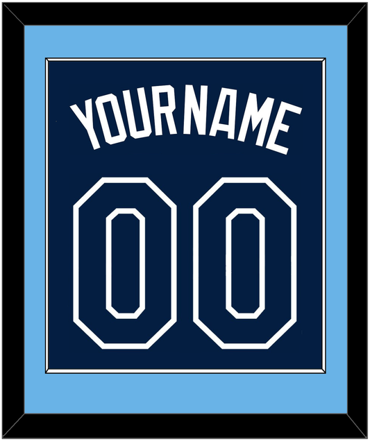 Tampa Bay Name & Number - Alternate Navy - Essential Tier 2