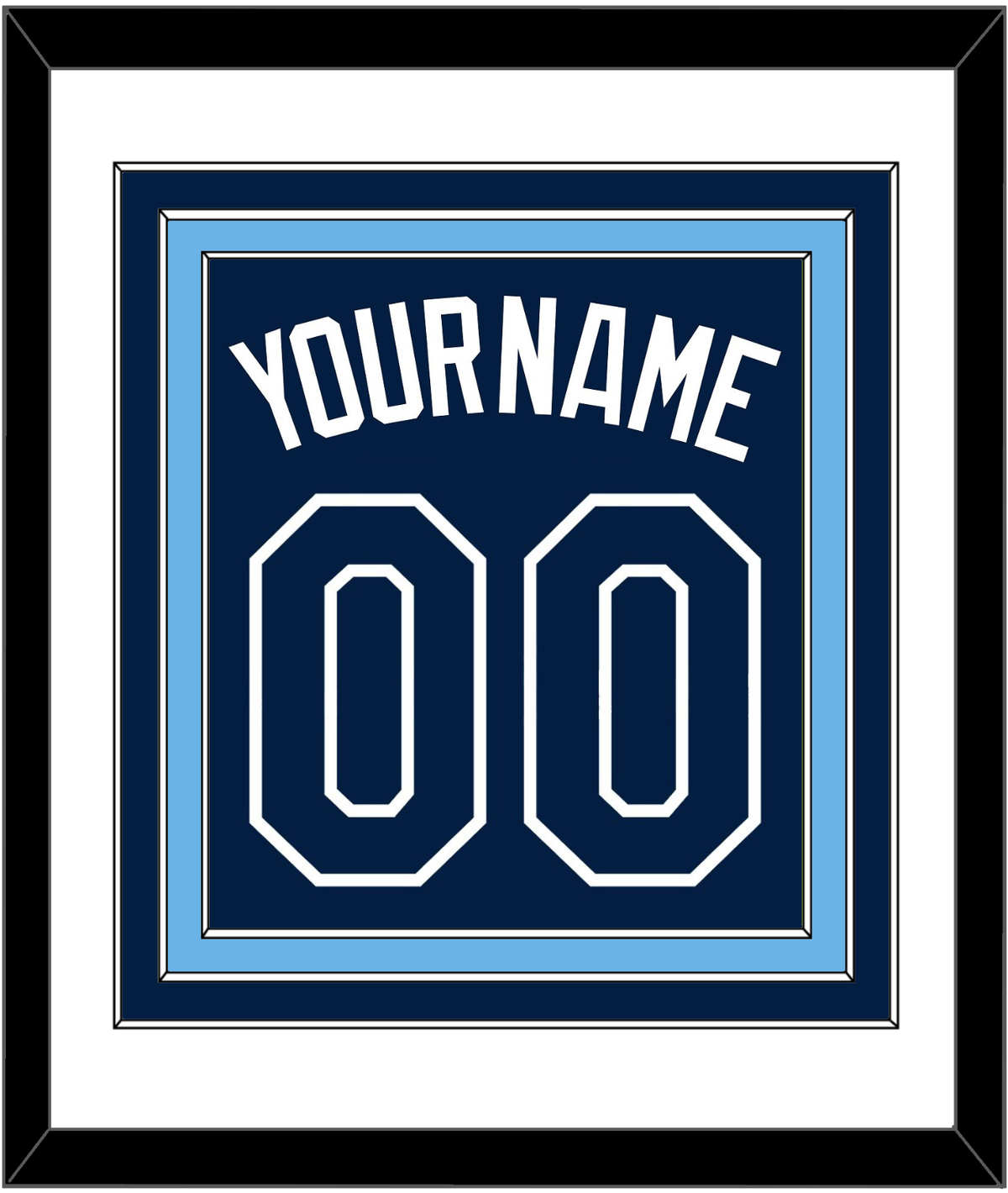 Tampa Bay Name & Full-Size Number - Combined