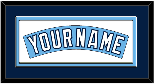 Tampa Bay Nameplate - Alternate Columbia Blue (2010-2018) - Signature Tier 2