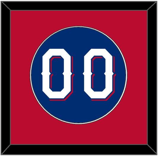 Texas Number - Alternate Blue (2020-2023) - Essential Tier 2