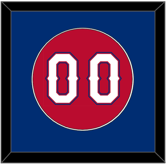 Texas Number - Alternate Red (2016-2019) - Essential Tier 2