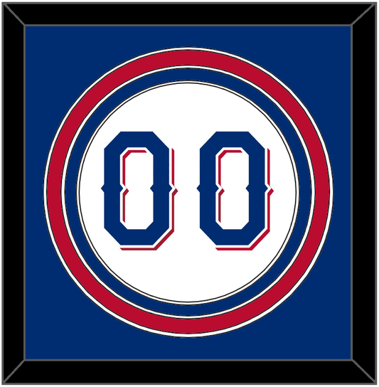 Texas Number - Home White (2020-2023) - Premier Tier 2