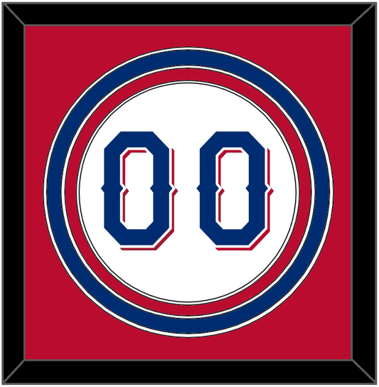 Texas Number - Home White (2020-2023) - Premier Tier 3