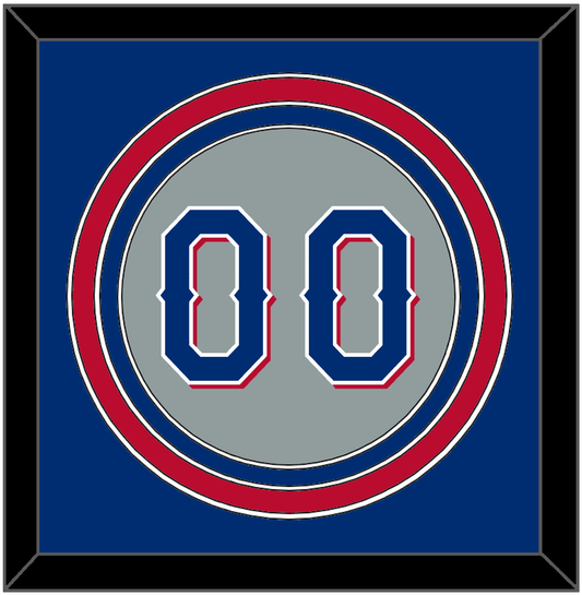 Texas Number - Road Gray (2020-2023) - Premier Tier 2