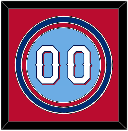 Texas Number - Alternate Powder Blue (2020-2023) - Premier Tier 3
