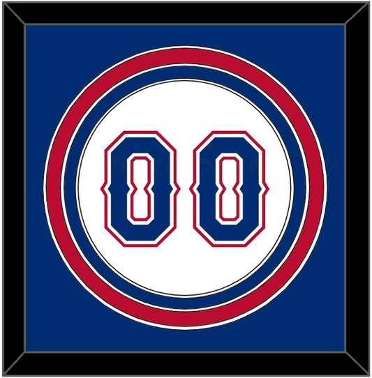 Texas Number - Home White (2016-2019) - Premier Tier 2