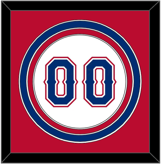 Texas Number - Home White (2016-2019) - Premier Tier 3