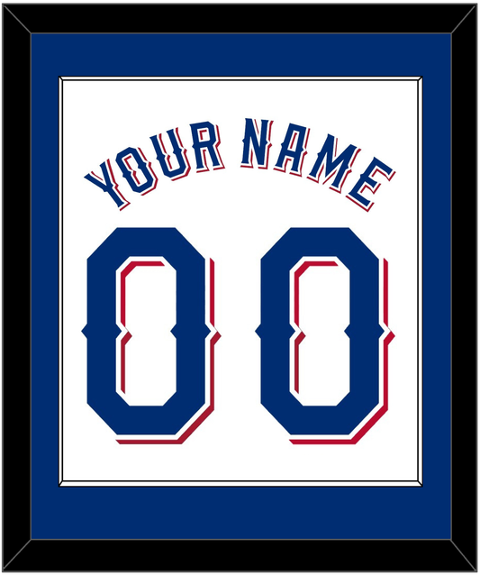 Texas Name & Number - Home White (2020-2023) - Essential Tier 1