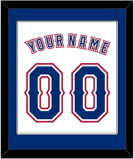 Texas Name & Number - Home White (2016-2019) - Essential Tier 1